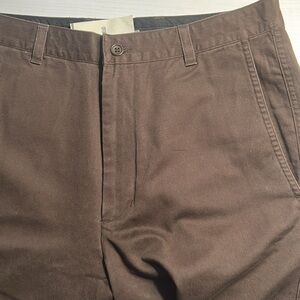 NWT Country Road Men's cotton brown Flat Front Shorts size 32